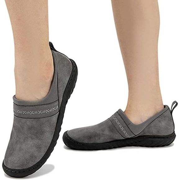 JBU by Jambu Women's Becca Moccasin, Grey, 11 - Picture 4 of 4